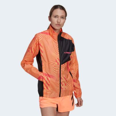 adidas Women's TERREX Trail Running BCA Printed Wind Jacket