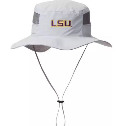 Columbia Men's LSU Tigers Grey Bora Bora Booney Hat