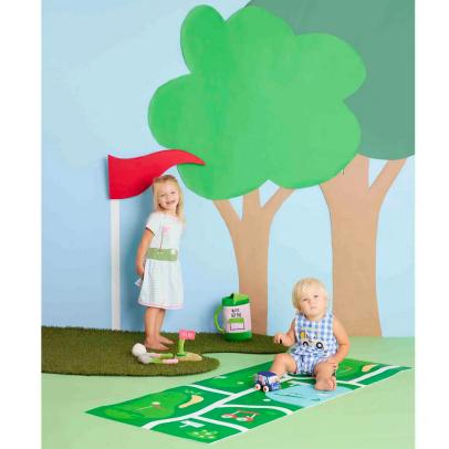 MudPie Golf Course Mat and Toy Set