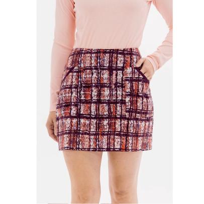 Foray Golf Women's Bouclé Print Skirt