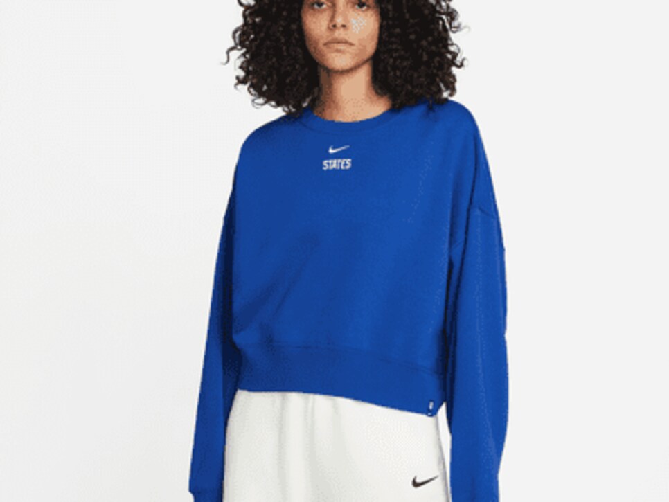 nike grid crew sweatshirt womens