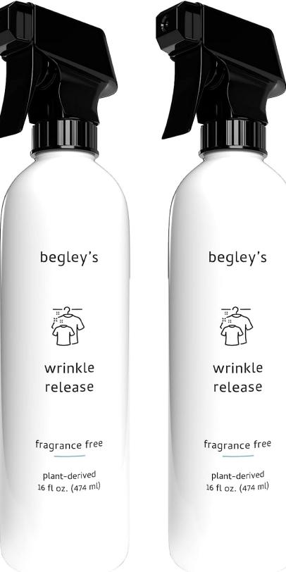 Begley's No-Iron Wrinkle Remover and Fabric Freshener