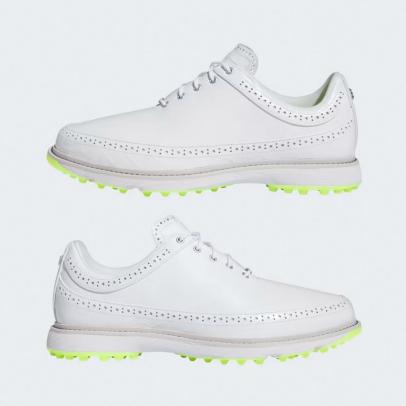 adidas MC80 Spikeless Golf Shoes (White + Neon)