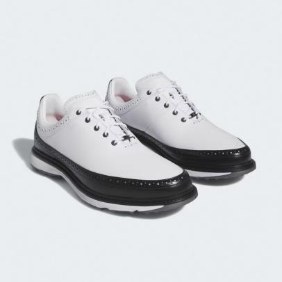 adidas MC80 Spikeless Golf Shoes (White + Black)