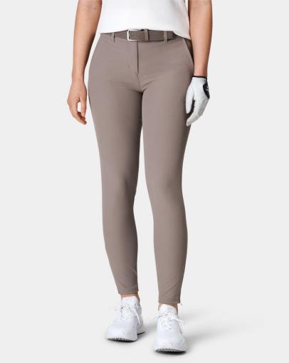 Macade Women's Taupe Four-Way Stretch Jogger