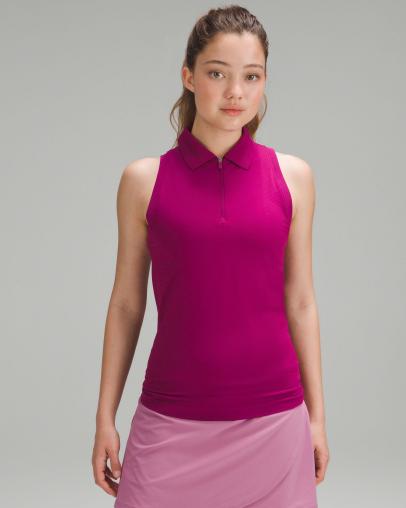 lululemon Women's Swiftly Tech Sleeveless Half-Zip Polo Shirt