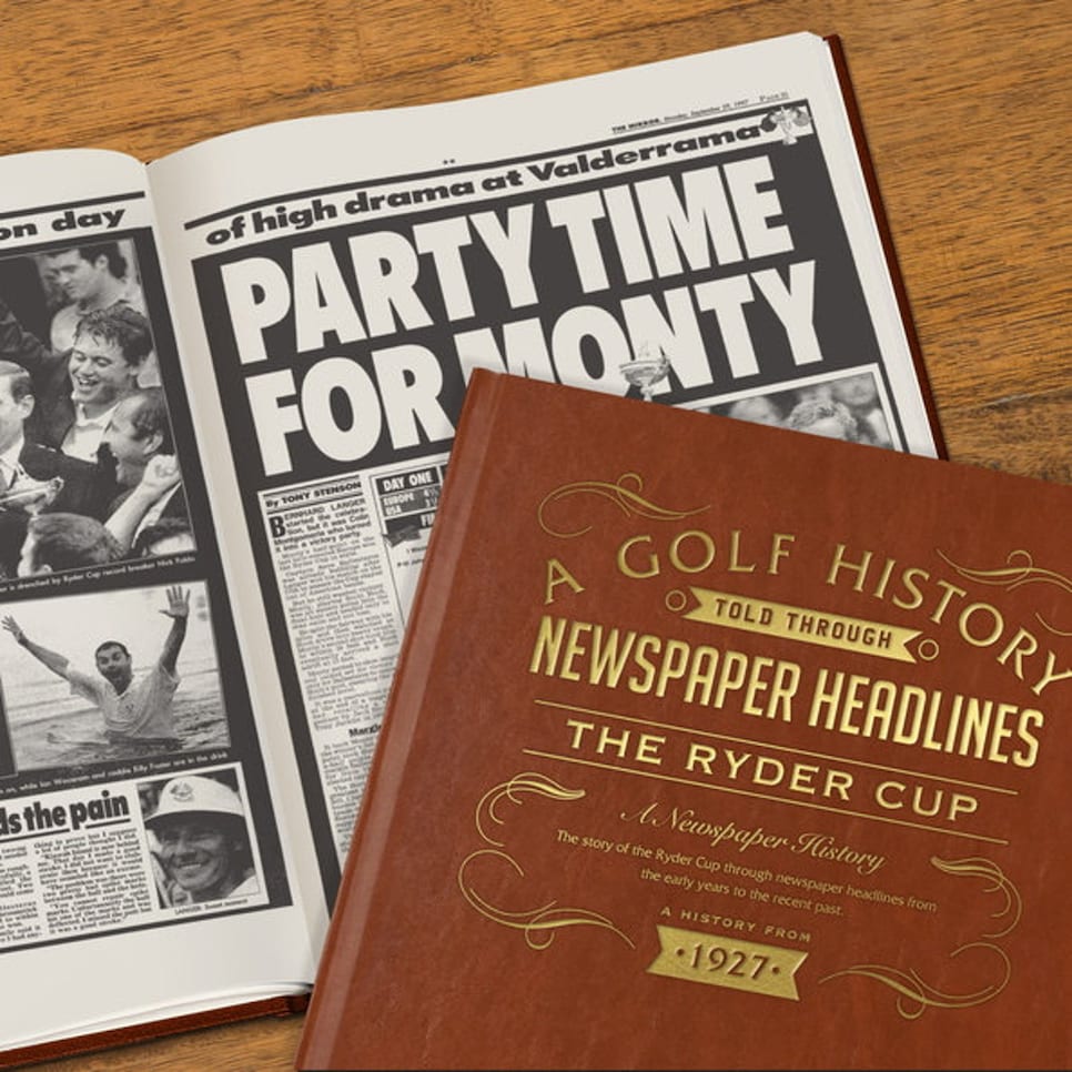 Etsy The Ryder Cup Personalized Gift - History Told Through Newspaper Coverage