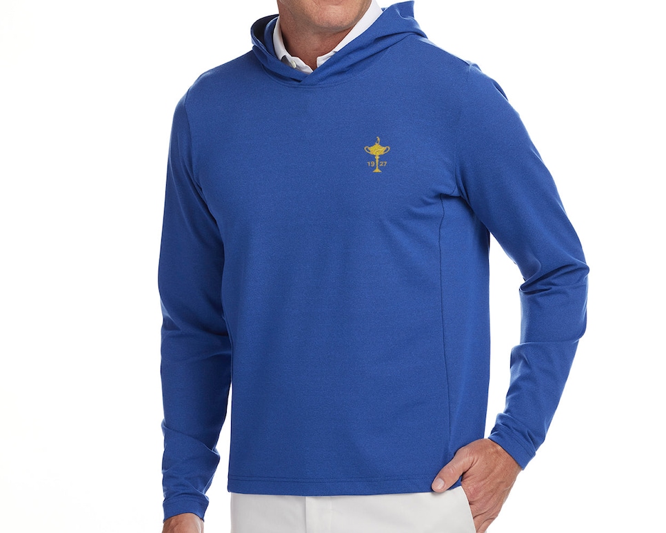 Holderness & Bourne Men's 2023 Ryder Cup Heathered Atlantic Jackson Pullover