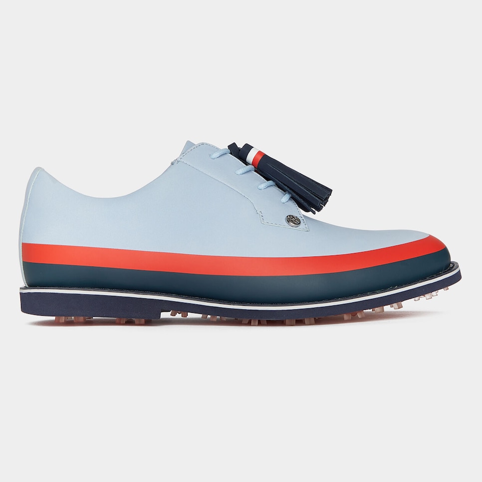 Gallivanter Logo-Debossed Leather Golf Shoes