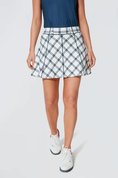 Tuckernuck Women's Lattice Plaid Woven 15 Inch Renee Golf Skirt