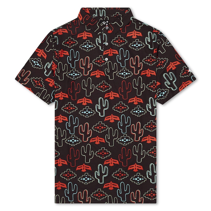 Raised By Coyotes Desert Cactus Nights Polo