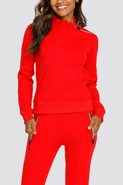 Women’s Condoleezza Dahlia Red Pullover