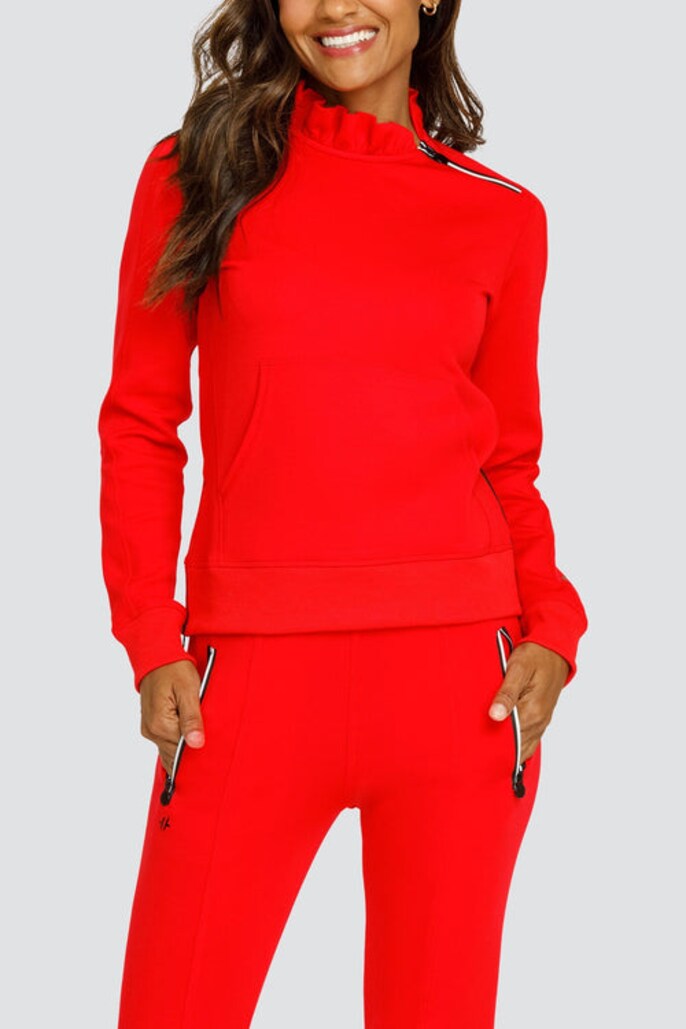 Tail Activewear Women’s Condoleezza Dahlia Red Pullover