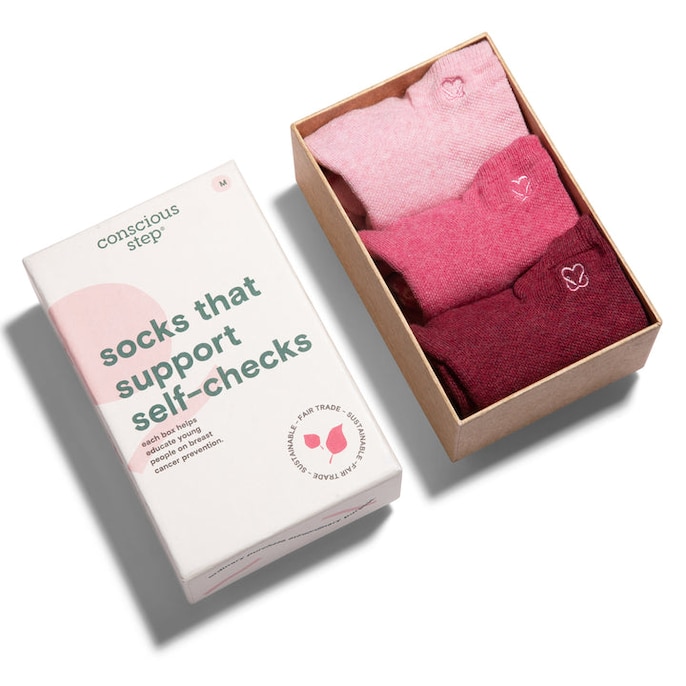 Conscious Step Socks that Support Self-Checks