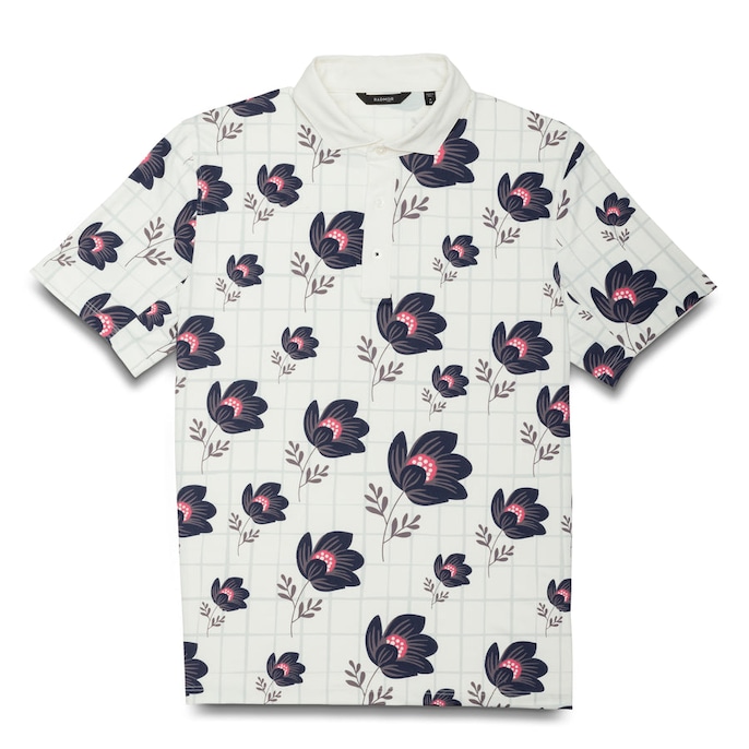 Radmor Taylor Recycled Wallflower Polo - Snow White