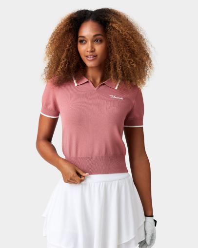 Macade Golf Women's Blush Range Knit Polo