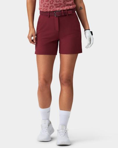 Macade Golf Women's Wine Flex Shorts