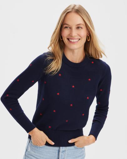 Renwick Women's Star Embroidered Sweater