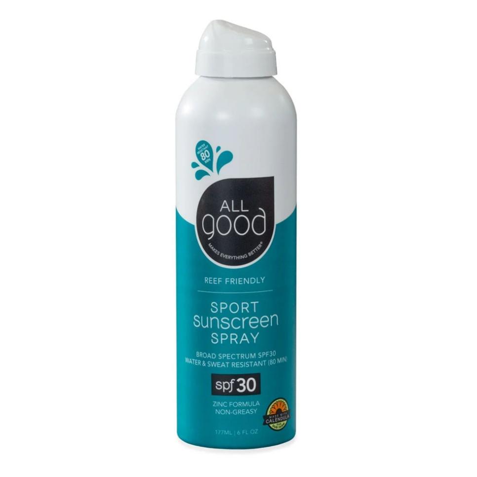 All Good SPF 30 Sport Mineral Sunscreen Spray, 6 oz