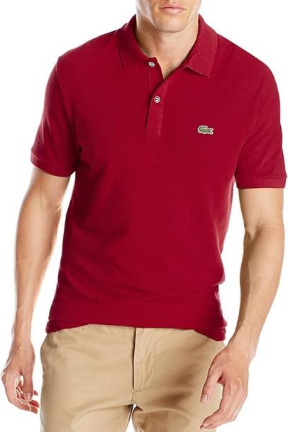 Lacoste Men's Short Sleeve Classic Pique Polo Shirt