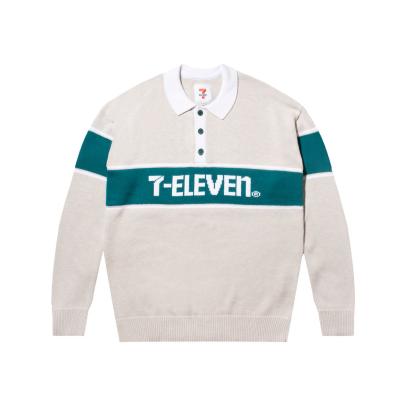 7Collection 7-Eleven Knitted Long Sleeve Polo