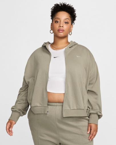 Nike Sportswear Chill Terry Women's Loose Full-Zip French Terry Hoodie (Plus Size)