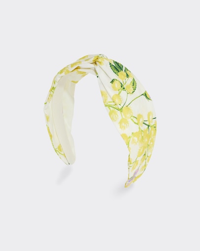 Summer Floral Twist Headband