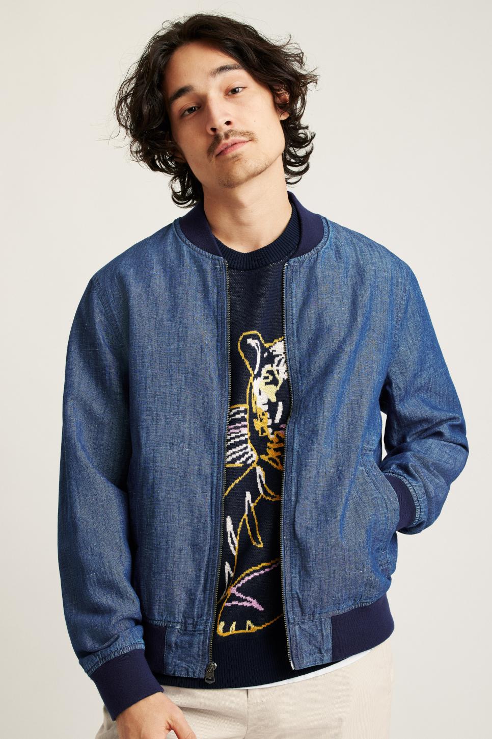 Bonobos Men’s Chambray Bomber