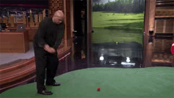 Video: Charles Barkley is a lot better at Hallway Golf than he is at regular golf